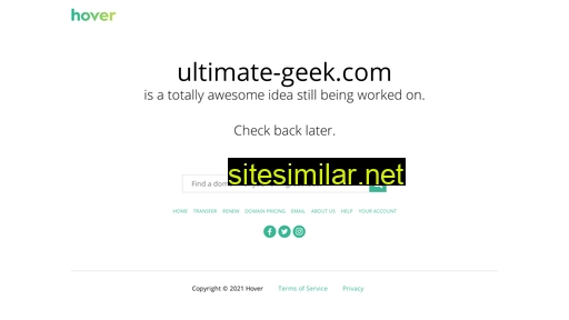 Ultimate-geek similar sites