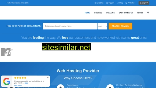Ultrawebhosting similar sites