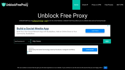 unblockfreeproxy.com alternative sites