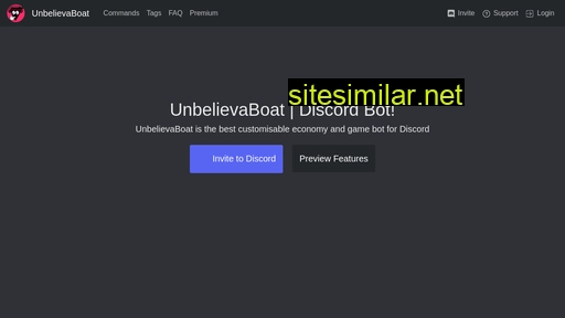 unbelievaboat.com alternative sites