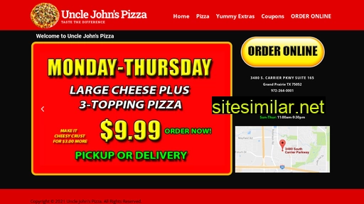 unclejohnspizza.com alternative sites