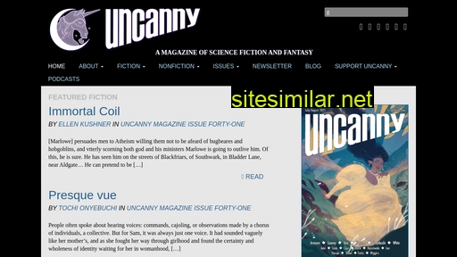Uncannymagazine similar sites