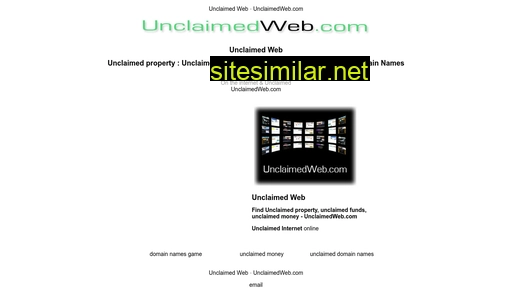 unclaimedweb.com alternative sites