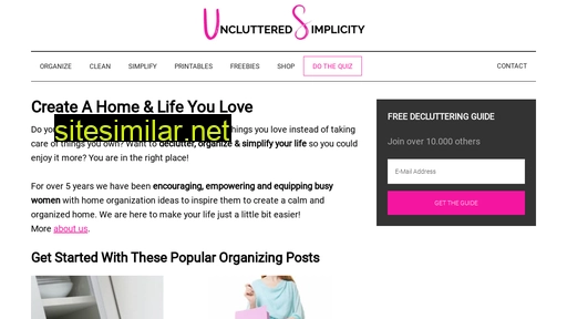 unclutteredsimplicity.com alternative sites