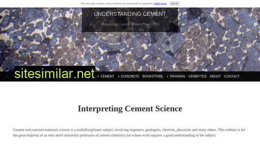 Understanding-cement similar sites