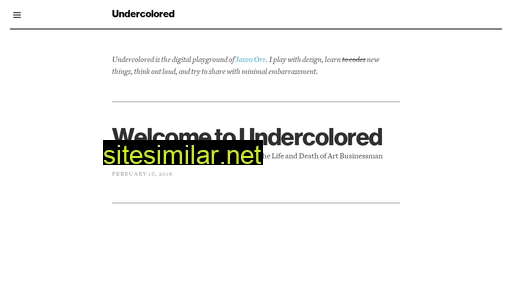 undercolored.com alternative sites