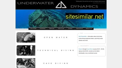 underwaterdynamics.com alternative sites