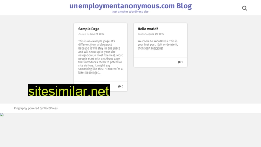 unemploymentanonymous.com alternative sites