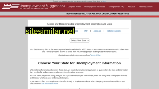 unemploymentapply.com alternative sites