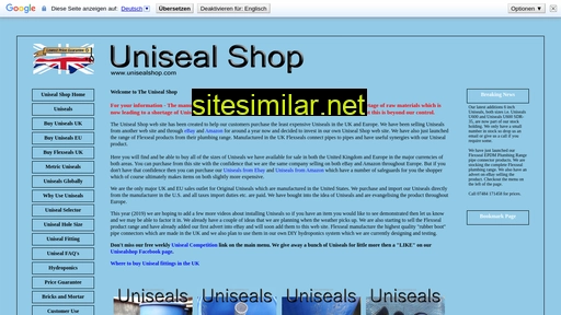 unisealshop.com alternative sites