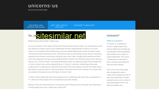 Unicorns-r-us similar sites