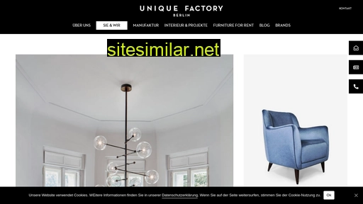 Unique-factory similar sites