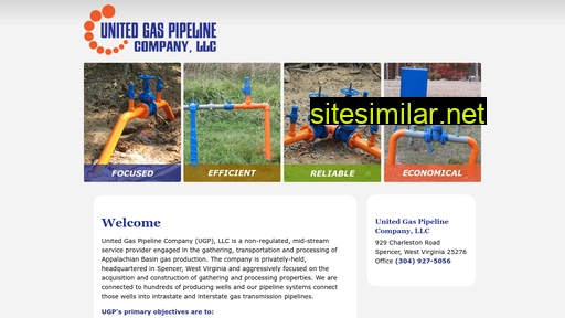 unitedgaspipeline.com alternative sites