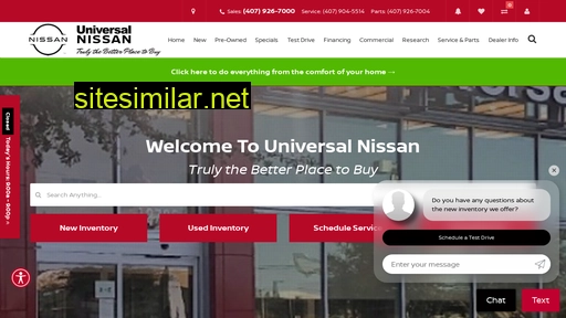 universal-nissan.com alternative sites