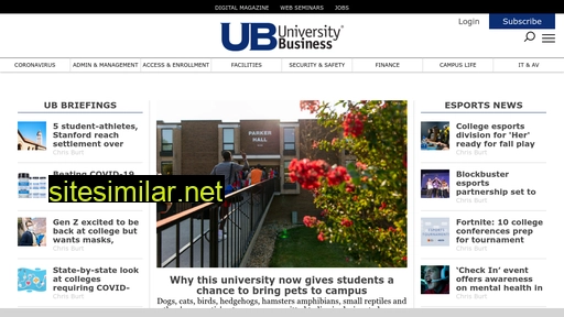 Universitybusiness similar sites