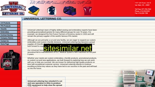 universallettering.com alternative sites