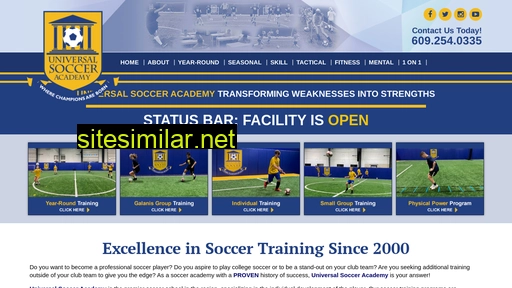 Universalsocceracademy similar sites