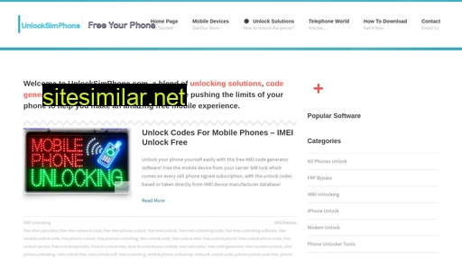 unlocksimphone.com alternative sites