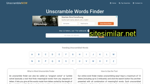 unscramblenow.com alternative sites