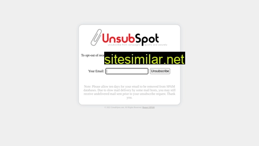 unsubspot.com alternative sites