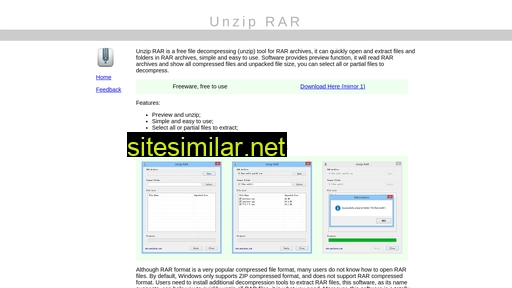 unziprar.com alternative sites