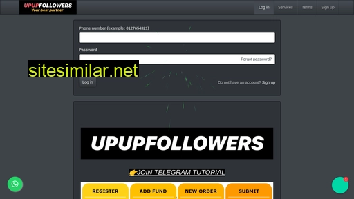 Upupfollowers similar sites