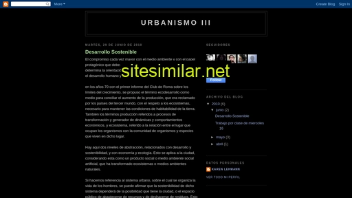 urbanismotres.blogspot.com alternative sites