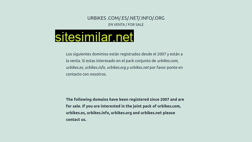 urbikes.com alternative sites
