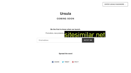 Ursula similar sites