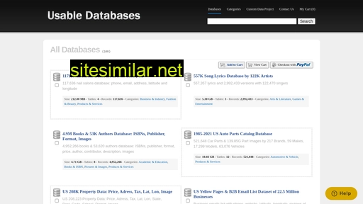 usabledatabases.com alternative sites