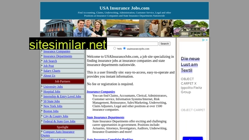 usainsurancejobs.com alternative sites