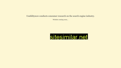 usabilitynow.com alternative sites