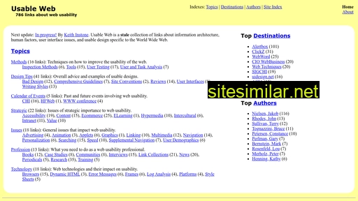 Usableweb similar sites