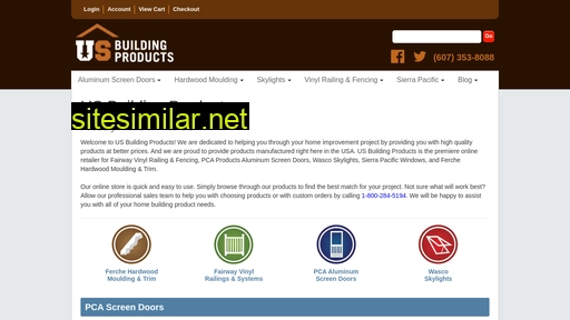 usbuildingproducts.com alternative sites