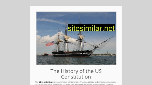 Usconstitutionof1787 similar sites