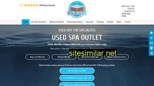 usedspaoutlet.com alternative sites