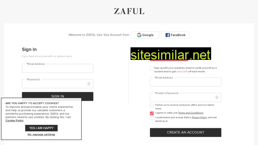 user.zaful.com alternative sites