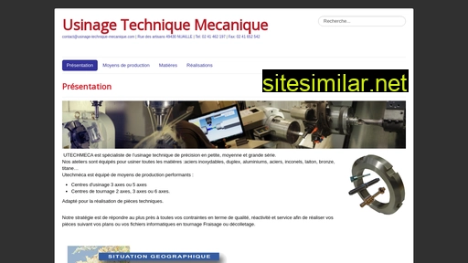 usinage-technique-mecanique.com alternative sites