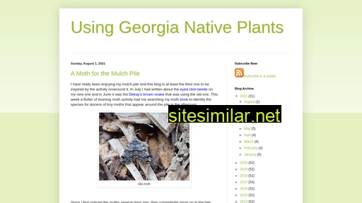 Usinggeorgianativeplants similar sites