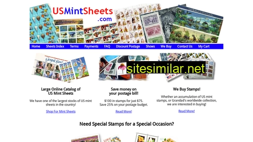usmintsheets.com alternative sites