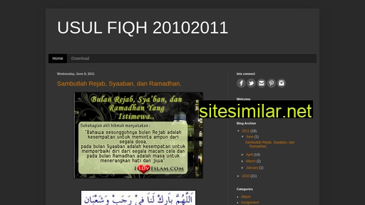 Usulfiqh20102011 similar sites
