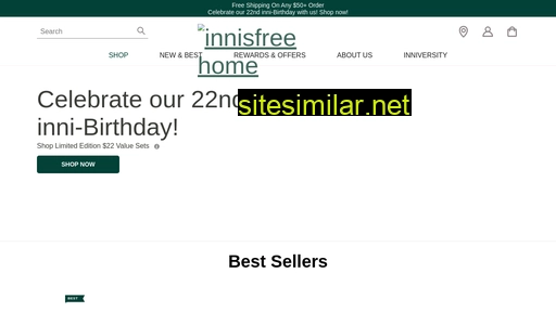 us.innisfree.com alternative sites