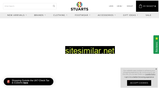 us.stuartslondon.com alternative sites