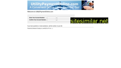utilitypaymentonline.com alternative sites