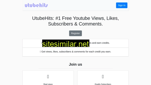Utubehits similar sites
