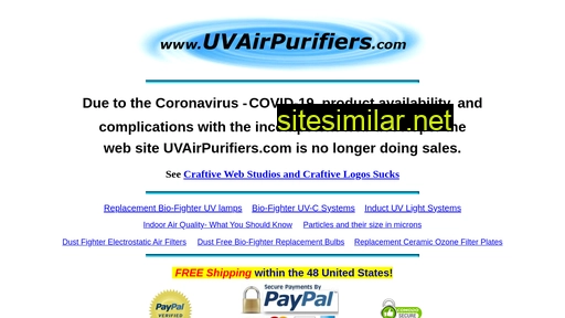 uvairpurifiers.com alternative sites