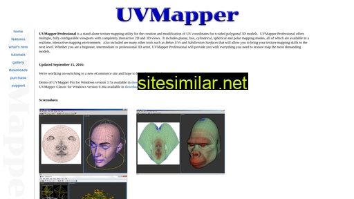 Uvmapper similar sites