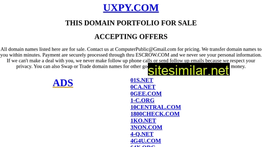 uxpy.com alternative sites