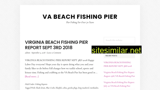 Vabeachfishingpier similar sites