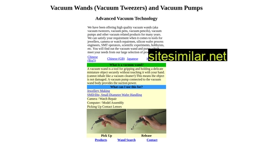 vacuumwand.com alternative sites